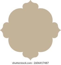 Indian Arch Decorative Frame Design Element