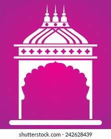 Indian arch. Jharokha.