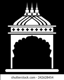 Indian arch. Jharokha.