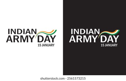 Indian army day 15 January on background banner or header with text . Vector illustration. EPS 10