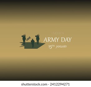 Indian Army Day. Indian Army Day Creative Design For Social Media Post. Indian Army Martyrs Day editable design. Kargil Victory Day, Kargil vijay diwas, vector illustration, flag.