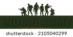 INDIAN ARMY DAY vector illustration. vector