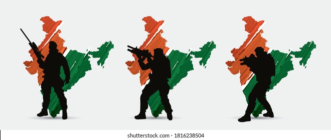 Indian Army Vector Images, Stock Photos & Vectors | Shutterstock