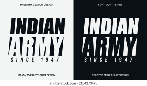 indian army t shirt black