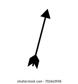 indian arrow isolated icon