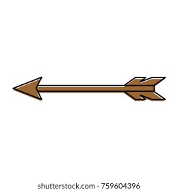 indian arrow isolated icon