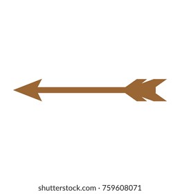 indian arrow isolated icon