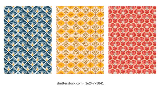 Indian Art Abstract Vector Background Collection