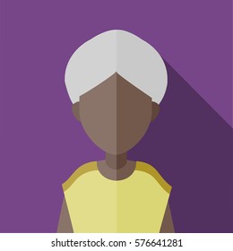 Indian athlete purple