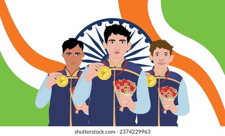 Indian Athletes Winning Gold Medals at Asian Games - Proud India Moment