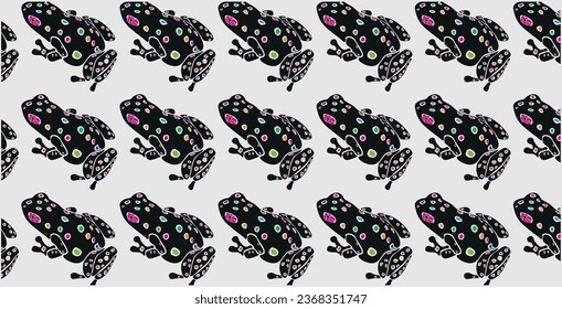 indian auto, frog, Cute spring birds and flowers seamless vector pattern. Perfect for textile, wallpaper or print design. 