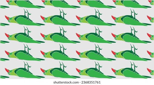 indian auto, frog, Cute spring birds and flowers seamless vector pattern. Perfect for textile, wallpaper or print design. 