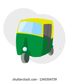 Indian Auto Rickshaw Flat image