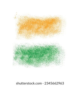 Indian background color orange white and green with spray paint