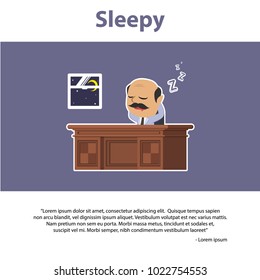 Indian Boss Sleepy Infographic