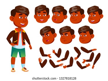 Indian Boy Child Kid Teen Vector Stock Vector (royalty Free) 1327818128 