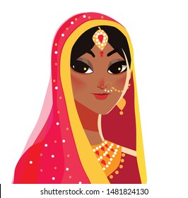 Indian Bride Face Images, Stock Photos & Vectors | Shutterstock