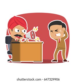 indian businessman got yelled by his boss