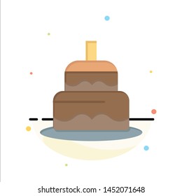 Indian, Cake, Day, Country Business Logo Template. Flat Color