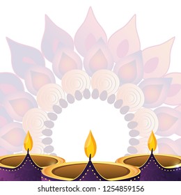 indian candles decoration