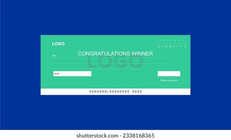 
Indian Cheque Format Vector Sports - Vector