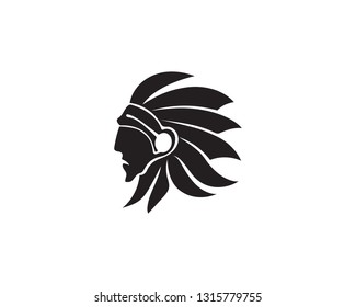 Indian Chief Mascot  vector 