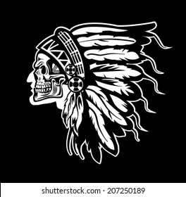 Indian Chief Skull