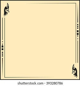 indian civilization vector figure