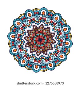 Indian Colorful Mandala Design