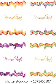 Indian colors wave textural background invite colors