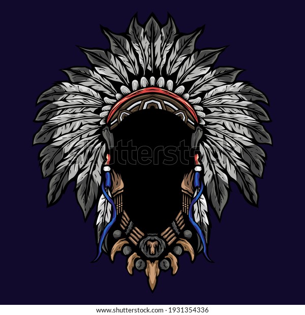 Indian costume\
illustration logo\
design