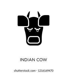 indian Cow icon. indian Cow symbol design from India collection. Simple element vector illustration on white background.