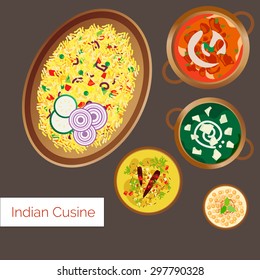 Indian Cuisine Vector 