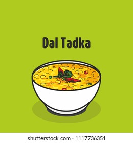 Indian Dal Tadka Vector