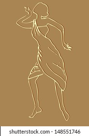 indian dancing girl