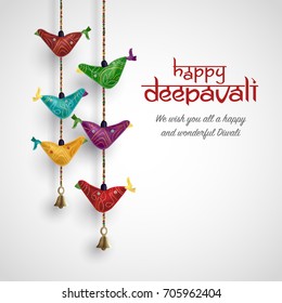 Indian Decor Hanging Bird For Diwali Festival. Come With Layers.