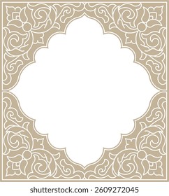 Indian Decorative Arch Frame Design Element