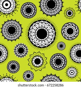 indian decorative design seamless pattern 