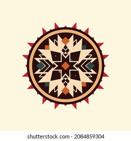 indian design elements tribe symbols sketch