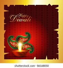 Indian diwali festival vector background