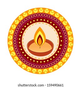 indian diwali festival vector design