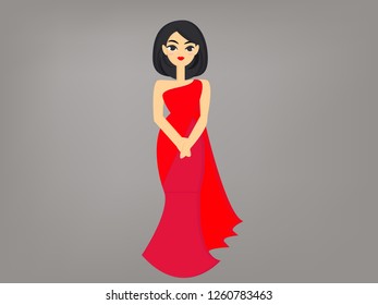 Indian dress vector