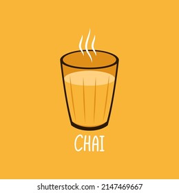 Indian drink vector. Indian chai icon. Chai is Indian drink.