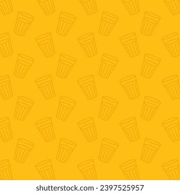 Indian drink vector. Indian chai pattern wallpaper. Chai is Indian drink.