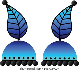 Indian Earrings Asian Jewelry Jhumka  Fashion 