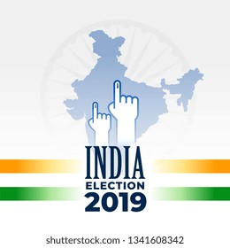 indian election 2019 banner design