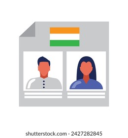 indian elections independence illustration vector