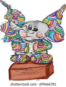 the Indian elephant.God Ganesh