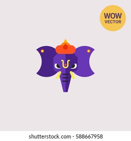 Indian Elephant Icon