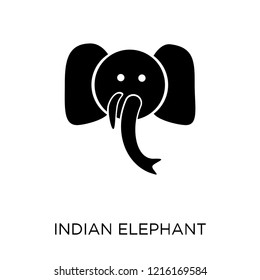 indian Elephant icon. indian Elephant symbol design from India collection. Simple element vector illustration on white background.